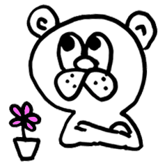 [LINEスタンプ] 自由なくま2