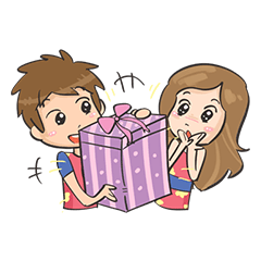 [LINEスタンプ] In a relationship