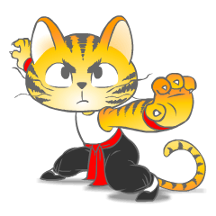 [LINEスタンプ] Fury Cat V.2