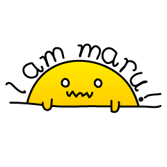 [LINEスタンプ] まんまるmaru