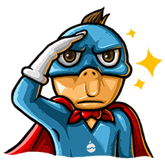 [LINEスタンプ] Watch Out For Blues ＆ Radar ！！！