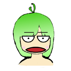 [LINEスタンプ] Girls just look ah