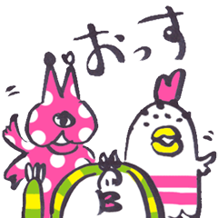 [LINEスタンプ] モモんスターズ