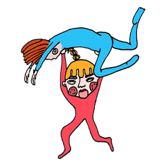 [LINEスタンプ] Life of Little Girl