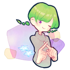 [LINEスタンプ] 言わぬが花