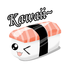 [LINEスタンプ] Kawaii Japanese Food