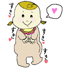 [LINEスタンプ] あかちゃん先輩となかまたちの日常スタンプ