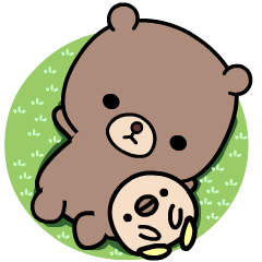 [LINEスタンプ] I love lovepi bear