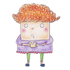 [LINEスタンプ] Tofu girl