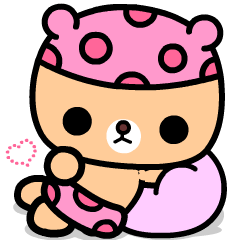 [LINEスタンプ] I love the honey melon bear