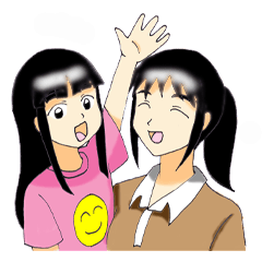 [LINEスタンプ] Freya Family
