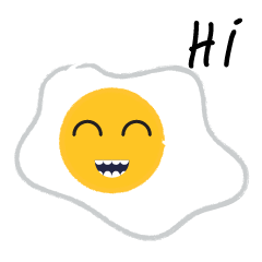 [LINEスタンプ] Mister Fried Egg