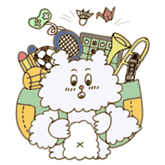 [LINEスタンプ] アメ太郎のまいにちの画像（メイン）