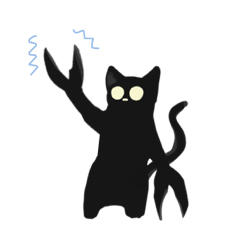 [LINEスタンプ] バイリンガルニュース ねこ星人
