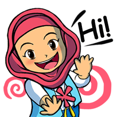 [LINEスタンプ] Salim ＆ Silmy Pink Edition