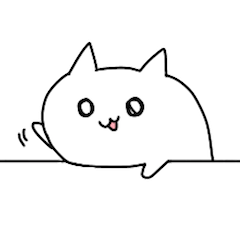 [LINEスタンプ] だらけることを覚えたねこ