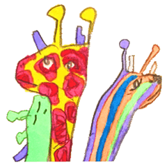 [LINEスタンプ] 個性を持つ動物たち