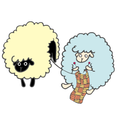 [LINEスタンプ] モコとメロ(Moco ＆ Mello)