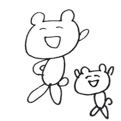 [LINEスタンプ] 例のあのクマ