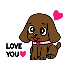 [LINEスタンプ] Miss Muddy Puppy