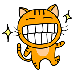 [LINEスタンプ] Little Orange cat