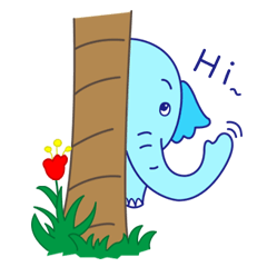 [LINEスタンプ] Mason's life with elephant