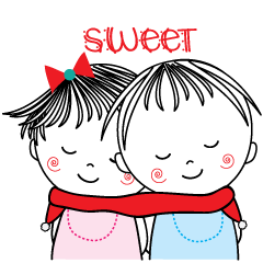 [LINEスタンプ] Sweet poppy love