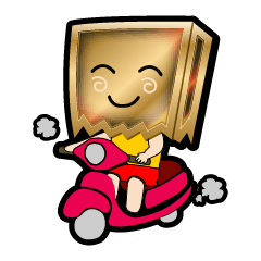 [LINEスタンプ] Box Head