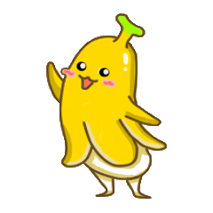 [LINEスタンプ] バナナボーイ＆ガール