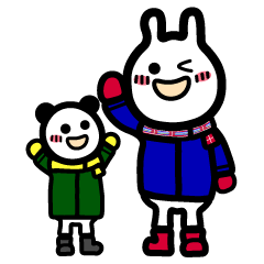[LINEスタンプ] usa pannguchi sann