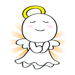 [LINEスタンプ] little Q angel