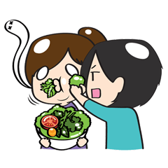 [LINEスタンプ] MUAY MENG ＆ YUKKII