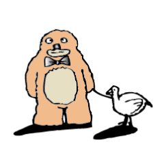 [LINEスタンプ] 小さな怪獣ジローちゃんです。