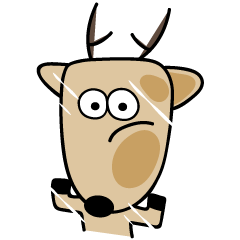 [LINEスタンプ] The Lost Deer, Milu 2.0