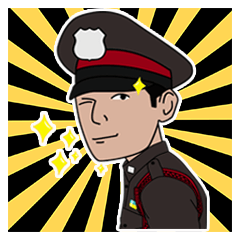 [LINEスタンプ] I am Police