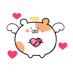 [LINEスタンプ] ハム天使