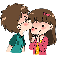 [LINEスタンプ] Our Love Story 5の画像（メイン）