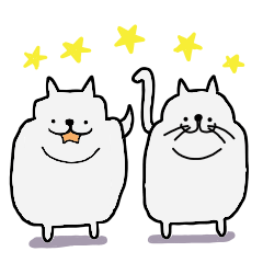 [LINEスタンプ] 使いやすいむちむちわんちゃんねこちゃん