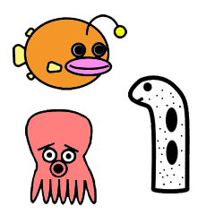 [LINEスタンプ] 水族スタンプ