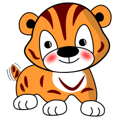 [LINEスタンプ] Mini tiger