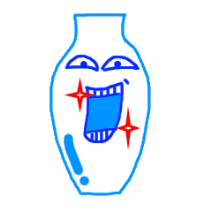 [LINEスタンプ] The blue-and-white porcelain