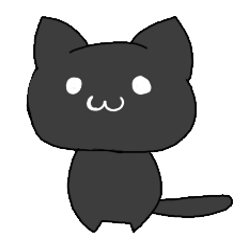 [LINEスタンプ] 自由なクロネコ