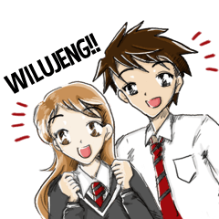 [LINEスタンプ] Manga Sunda: Euis and Asep