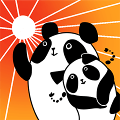 [LINEスタンプ] Panda Almightyの画像（メイン）