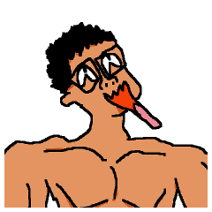 [LINEスタンプ] 謎の筋肉男ミスパイ