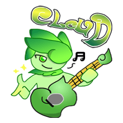 [LINEスタンプ] Cloud - Wind Element Charecter (EN)