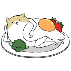 [LINEスタンプ] たぶんこれハムスター2