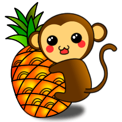 [LINEスタンプ] Happy new year ！！ monkey is come.