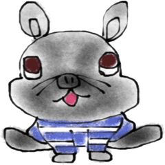 [LINEスタンプ] フレンチブルドッグのルイちゃん