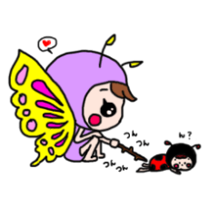 [LINEスタンプ] 最強でこぼこコンビ